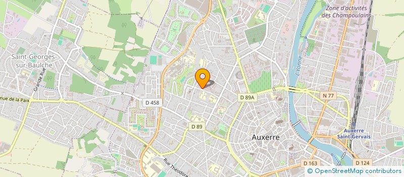 localisation de l'entreprise MADAME THESSA OTT à AUXERRE