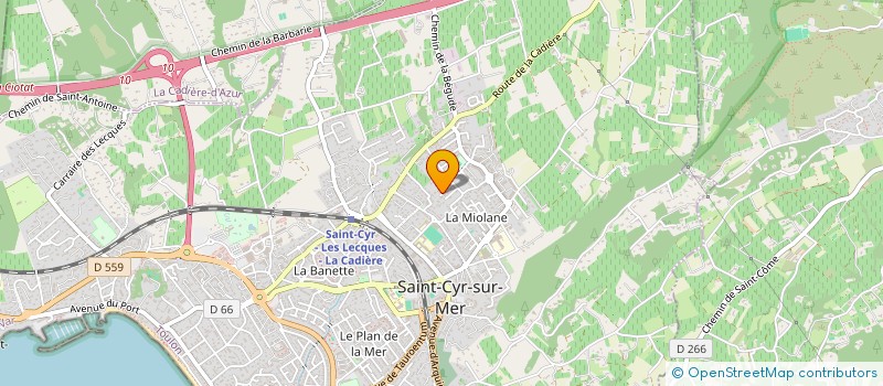 localisation de l'entreprise MADAME THI AN CASENAZ à SAINT-CYR-SUR-MER