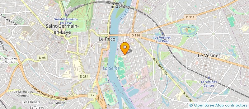 localisation de l'entreprise MADAME THI AN NINH PHAM  LE PECQ