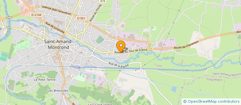 localisation de l'entreprise MADAME THI BACH HUONG NGUYEN à SAINT-AMAND-MONTROND