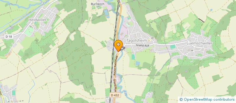 localisation de l'entreprise MADAME THI BUI  TAGOLSHEIM