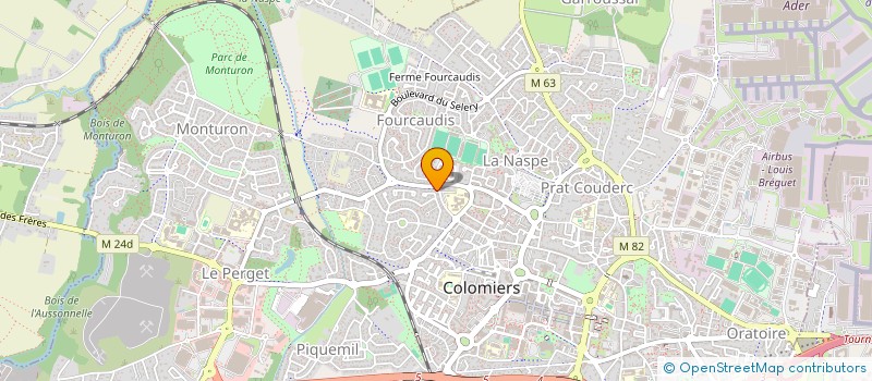 localisation de l'entreprise MADAME THI CHAU à COLOMIERS