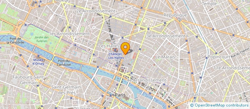 localisation de l'entreprise MADAME THI CONG TANG  PARIS