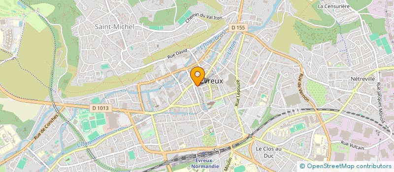 localisation de l'entreprise MADAME THI DANG à EVREUX