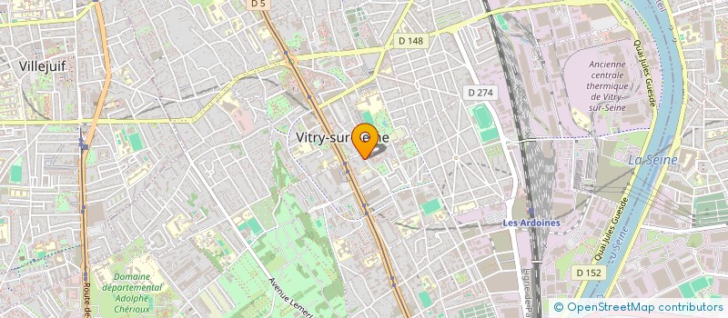 localisation de l'entreprise MADAME THI DANG  VITRY-SUR-SEINE