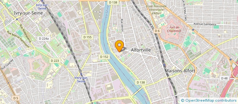 localisation de l'entreprise MADAME THI DAO à ALFORTVILLE