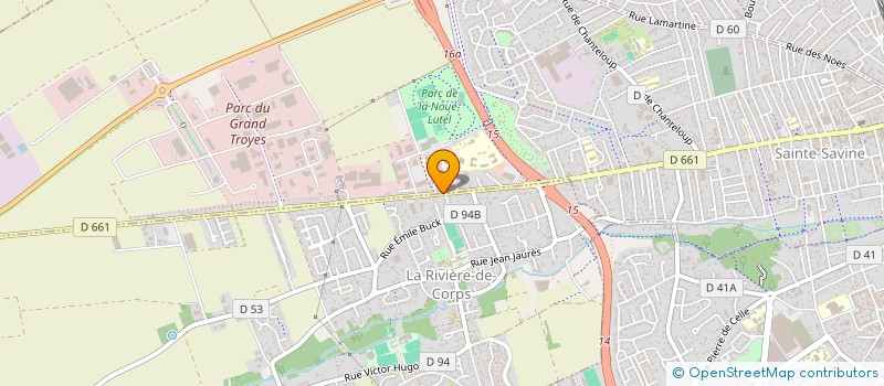 localisation de l'entreprise MADAME THI DIU DINH  SAINTE SAVINE