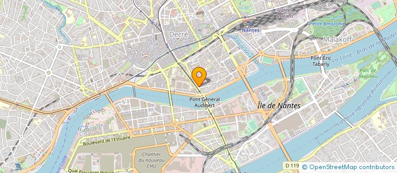 localisation de l'entreprise MADAME THI DO à NANTES