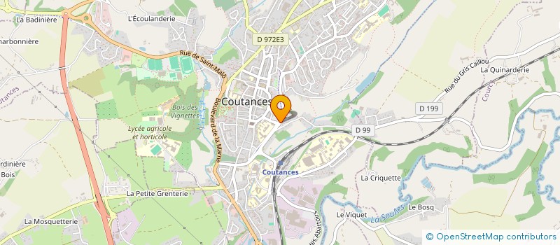 localisation de l'entreprise MADAME THI DU NGUYEN  COUTANCES