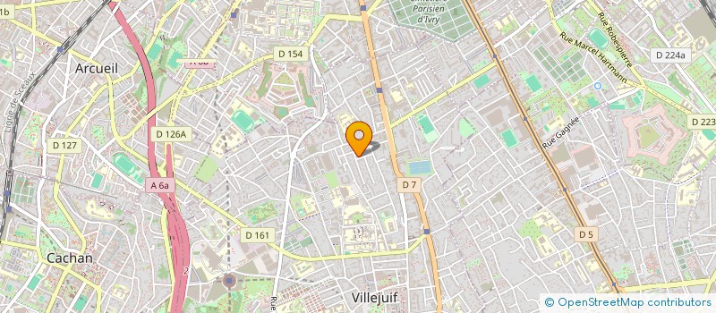 localisation de l'entreprise MADAME THI GIANG NGUYEN  VILLEJUIF