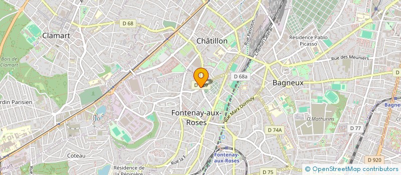 localisation de l'entreprise MADAME THI HA à FONTENAY-AUX-ROSES