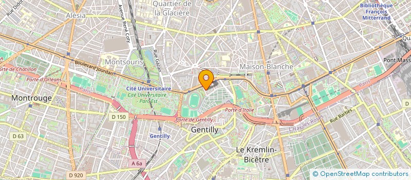 localisation de l'entreprise MADAME THI HO  PARIS