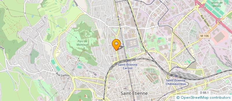 localisation de l'entreprise MADAME THI HOA VU  SAINT-ETIENNE