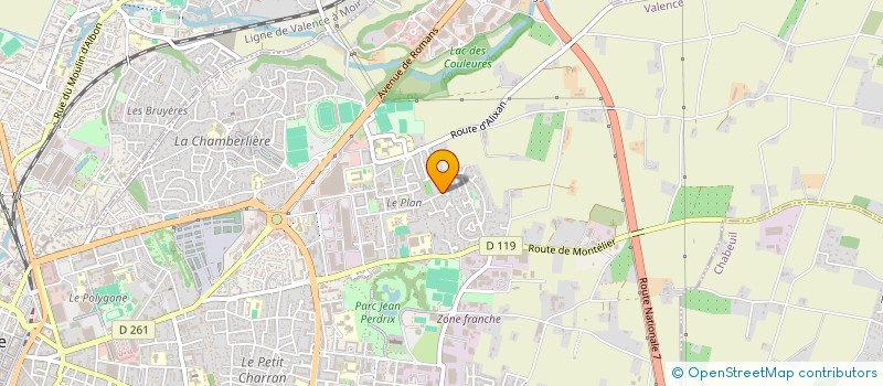 localisation de l'entreprise MADAME THI HOANG à VALENCE