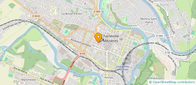 localisation de l'entreprise MADAME THI HOANG à CHARLEVILLE-MEZIERES