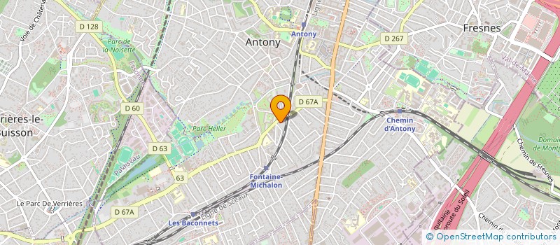 localisation de l'entreprise MADAME THI HONG THU NGUYEN à ANTONY