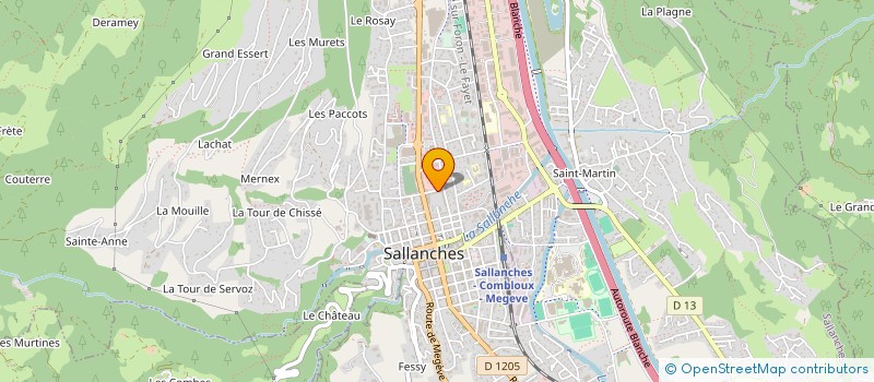 localisation de l'entreprise MADAME THI HUA  SALLANCHES