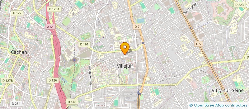 localisation de l'entreprise MADAME THI-HUONG NGUYEN  VILLEJUIF