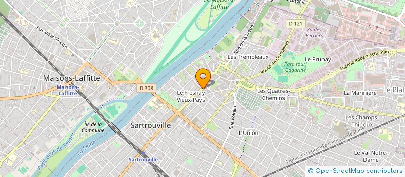 localisation de l'entreprise MADAME THI HUYNH  SARTROUVILLE