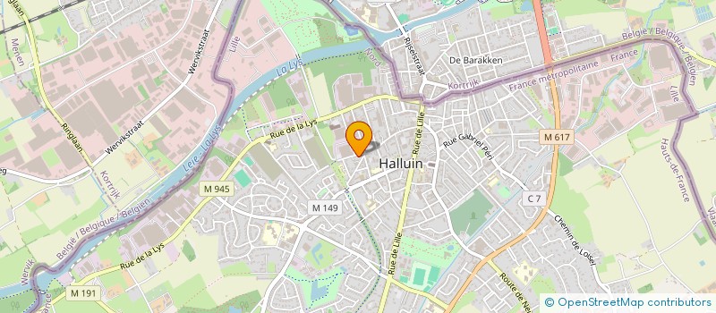 localisation de l'entreprise MADAME THI JULIE LE  HALLUIN