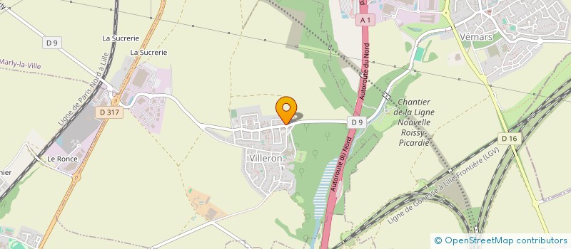 localisation de l'entreprise MADAME THI KIM CHI NGUYEN  VILLERON