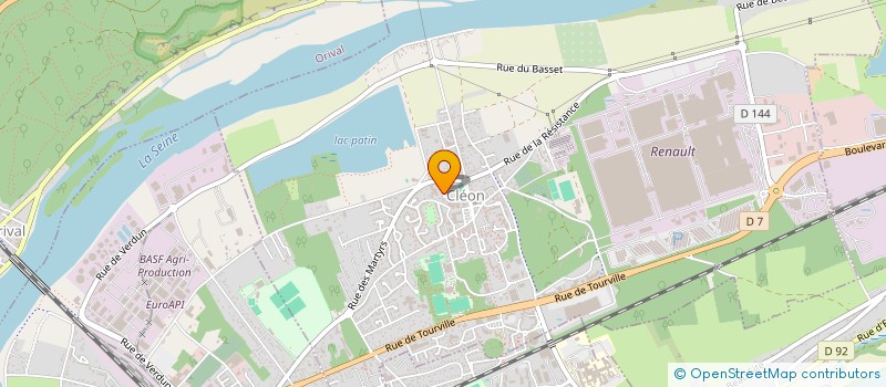 localisation de l'entreprise MADAME THI KIM CHI VUONG  CLEON