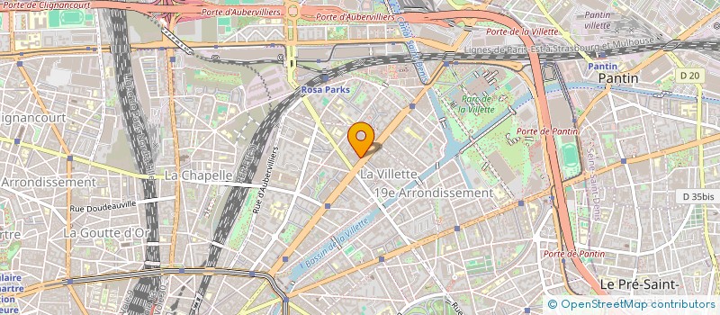 localisation de l'entreprise MADAME THI KIM OANH HOANG  PARIS