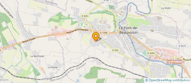 localisation de l'entreprise MADAME THI LAM  LA RAVOIRE