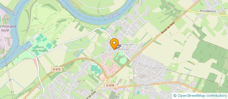 localisation de l'entreprise MADAME THI LAM VAN HUONG  CHATENOY-EN-BRESSE