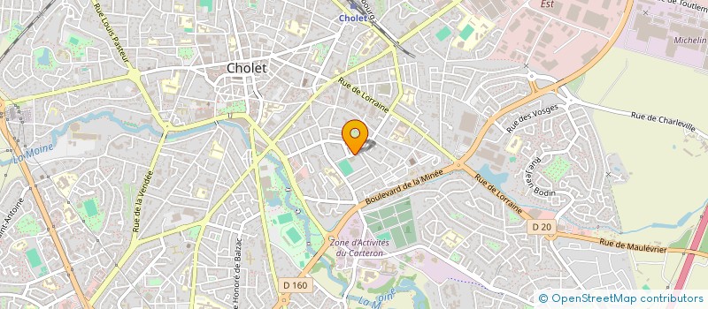 localisation de l'entreprise MADAME THI LAN ANH NGUYEN à CHOLET