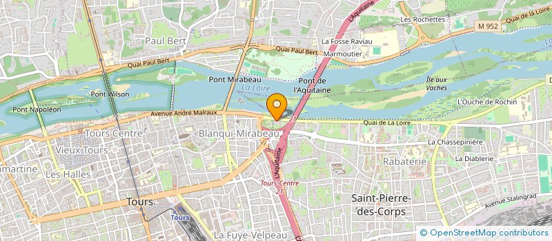 localisation de l'entreprise MADAME THI-LAN DINH  SAINT-PIERRE-DES-CORPS