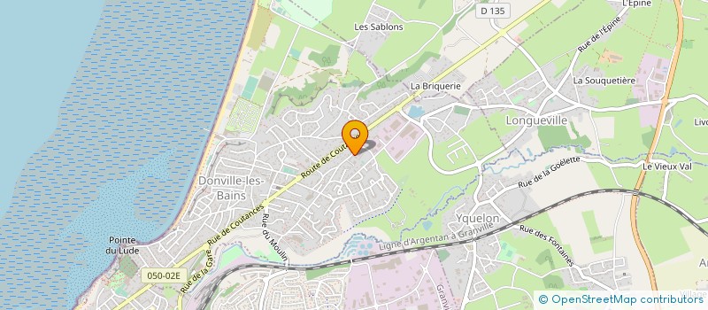 localisation de l'entreprise MADAME THI LE  DONVILLE-LES-BAINS