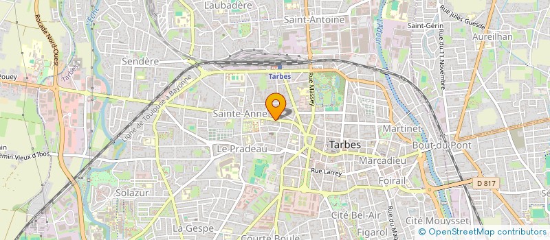 localisation de l'entreprise MADAME THI LE  TARBES