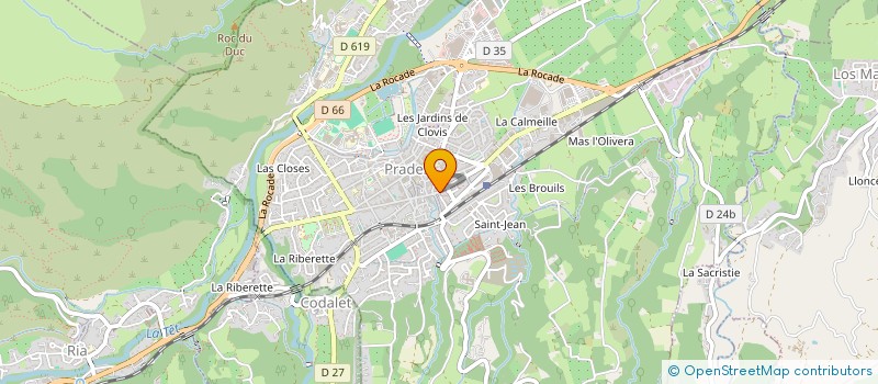 localisation de l'entreprise MADAME THI LE à PRADES