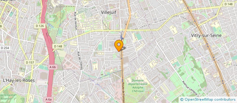 localisation de l'entreprise MADAME THI LIEU MAI  VILLEJUIF