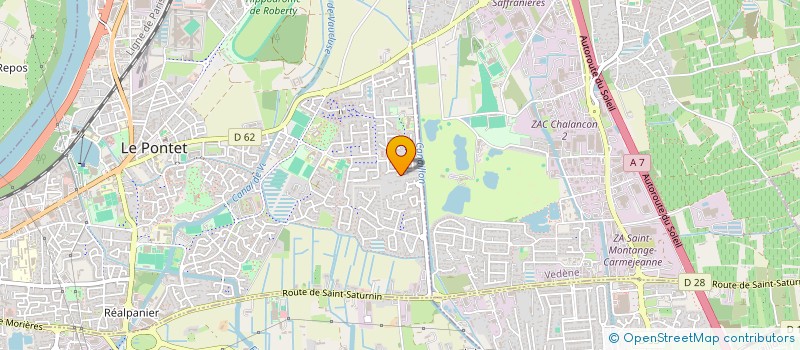 localisation de l'entreprise MADAME THI LY NGUYEN  LE PONTET