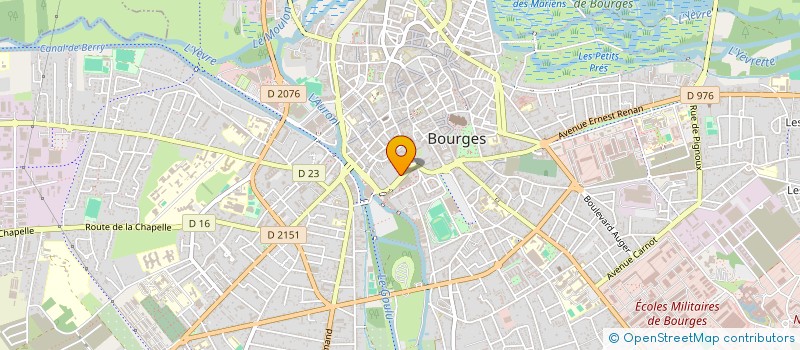 localisation de l'entreprise MADAME THI MAI LINH NGUYEN  BOURGES