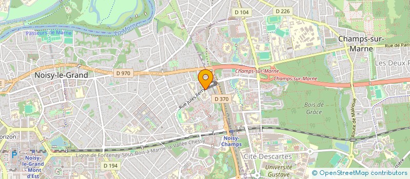 localisation de l'entreprise MADAME THI MINH CHAU NGUYEN  NOISY-LE-GRAND