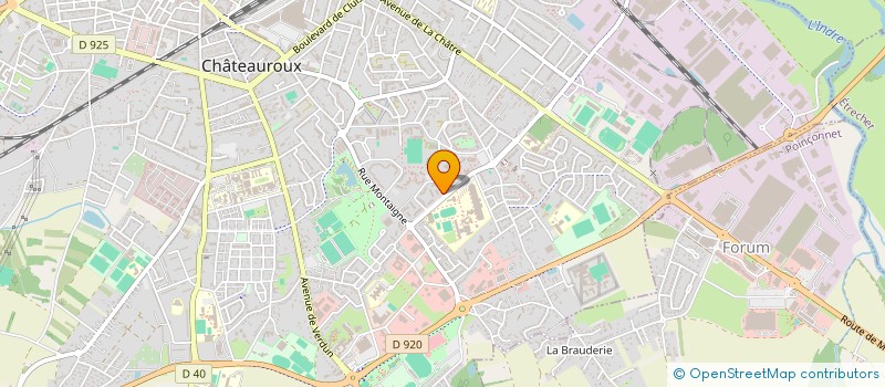 localisation de l'entreprise MADAME THI MY DUYEN TRAN à CHATEAUROUX