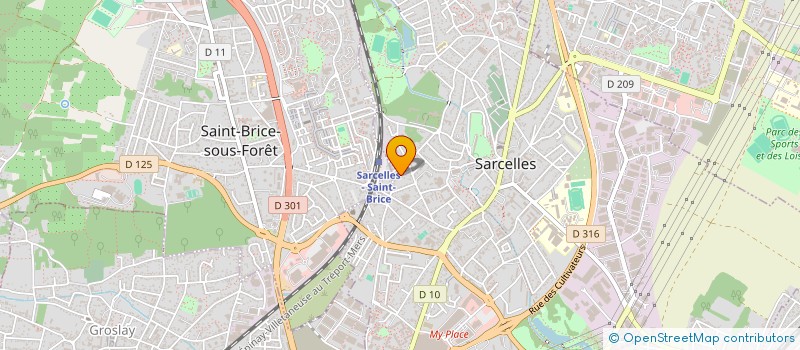 localisation de l'entreprise MADAME THI MY HANG TRAN à SARCELLES