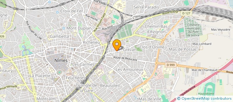 localisation de l'entreprise MADAME THI MY LINH NGUYEN  NIMES