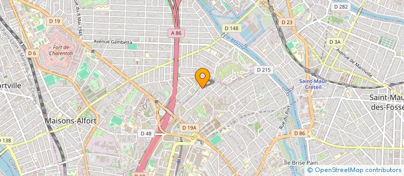 localisation de l'entreprise MADAME THI NGOC HUYEN TRAN  CRETEIL