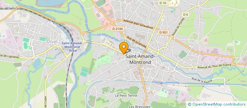 localisation de l'entreprise MADAME THI NGOC LE NGUYEN à SAINT-AMAND-MONTROND