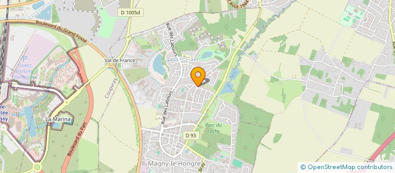 localisation de l'entreprise MADAME THI NGOC LIEU LE  MAGNY-LE-HONGRE