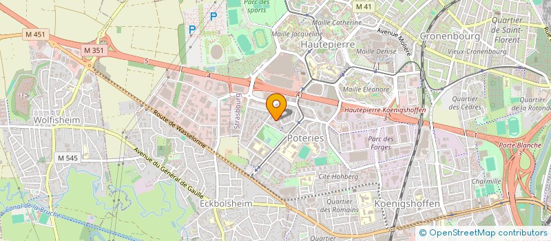 localisation de l'entreprise MADAME THI NGOC LINH VU à STRASBOURG