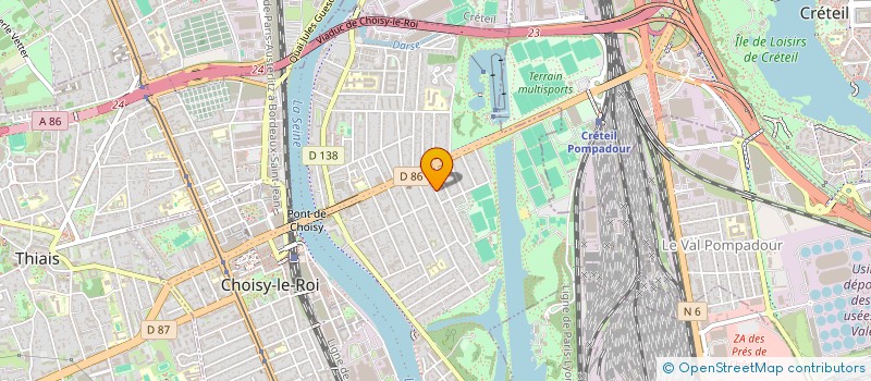 localisation de l'entreprise MADAME THI NGOC VAN HUYNH  CHOISY-LE-ROI