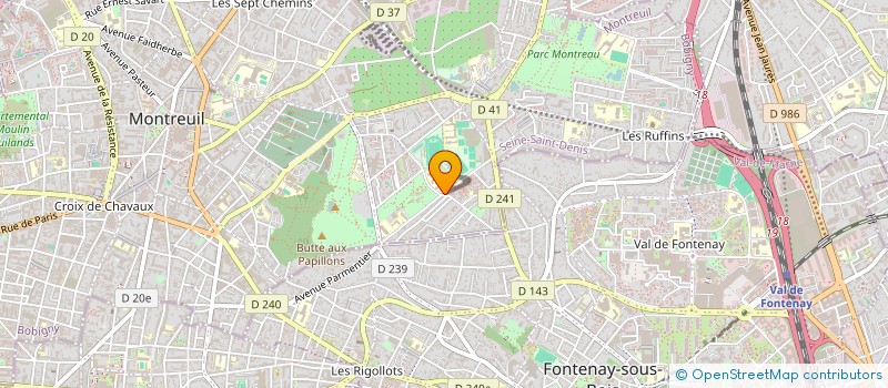 localisation de l'entreprise MADAME THI NGUYEN à MONTREUIL