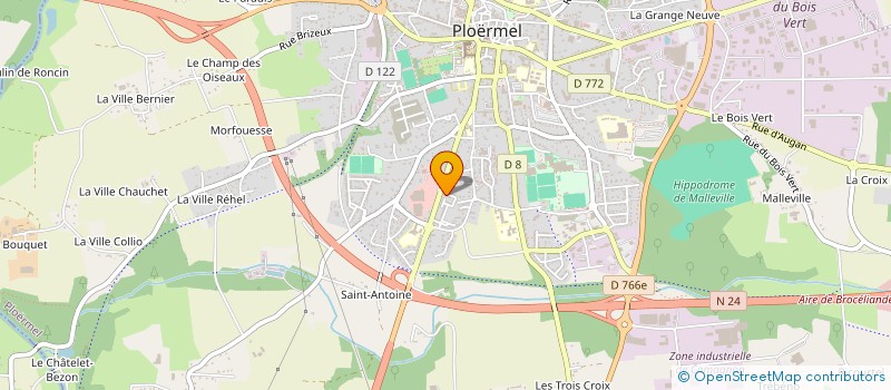 localisation de l'entreprise MADAME THI NGUYEN à PLOERMEL