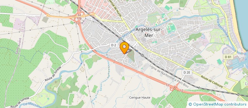 localisation de l'entreprise MADAME THI NGUYEN  ARGELES SUR MER