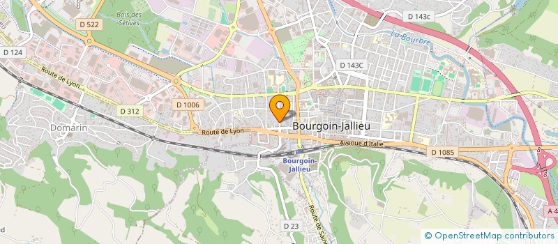 localisation de l'entreprise MADAME THI NGUYEN  BOURGOIN-JALLIEU